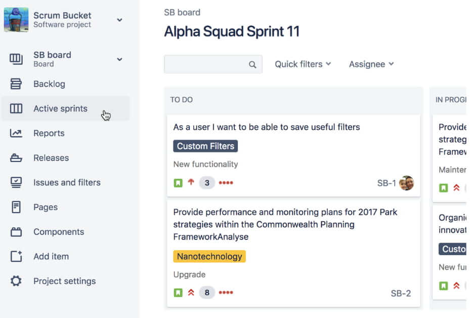 Sprints scrum - Jira