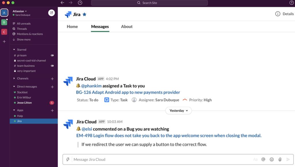 Integraciones Jira