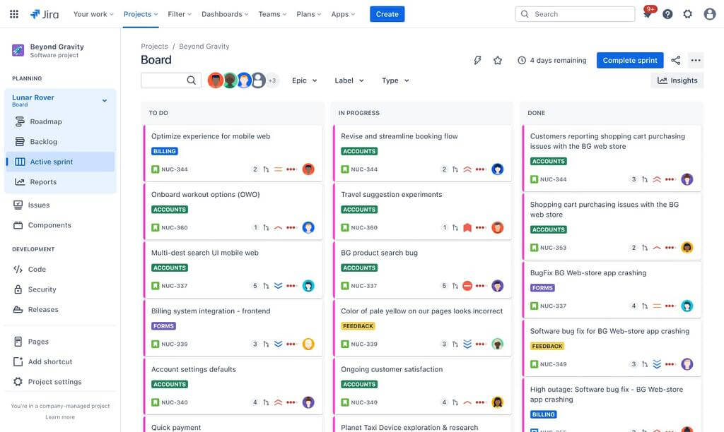 Metodología scrum en Jira