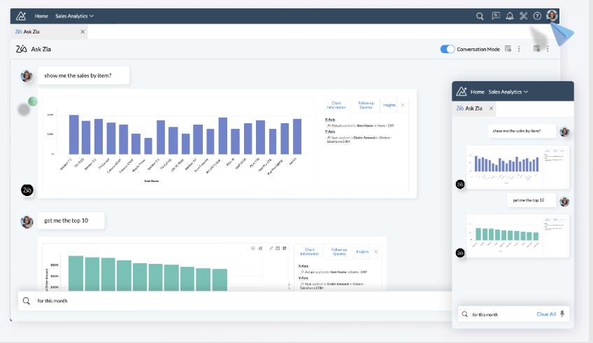 Zoho BI - Herramienta de Business Intelligence